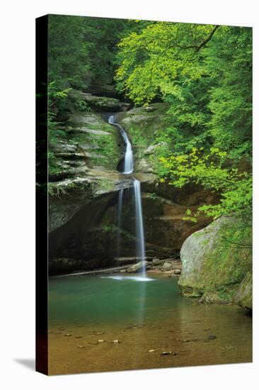 Lower Falls Old Mans Cave-Alan Majchrowicz-Stretched Canvas