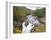 Lower Falls on the Water of Nevis in Autumn, Glen Nevis, Near Fort William-Ruth Tomlinson-Framed Photographic Print