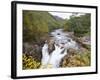 Lower Falls on the Water of Nevis in Autumn, Glen Nevis, Near Fort William-Ruth Tomlinson-Framed Photographic Print