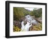 Lower Falls on the Water of Nevis in Autumn, Glen Nevis, Near Fort William-Ruth Tomlinson-Framed Photographic Print