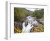 Lower Falls on the Water of Nevis in Autumn, Glen Nevis, Near Fort William-Ruth Tomlinson-Framed Photographic Print