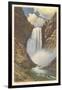 Lower Falls, Yellowstone River-null-Framed Art Print