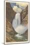 Lower Falls, Yellowstone River-null-Mounted Art Print