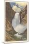 Lower Falls, Yellowstone River-null-Mounted Art Print