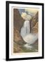 Lower Falls, Yellowstone River-null-Framed Art Print