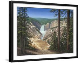 Lower Falls - Yellowstone-Robert Wavra-Framed Giclee Print