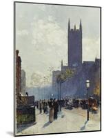 Lower Fifth Avenue. 1890-Frederick Childe Hassam-Mounted Giclee Print