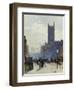 Lower Fifth Avenue, 1890-Childe Hassam-Framed Premium Giclee Print