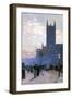 Lower Fifth Avenue-Childe Hassam-Framed Art Print