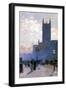 Lower Fifth Avenue-Childe Hassam-Framed Art Print