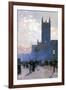 Lower Fifth Avenue-Childe Hassam-Framed Art Print