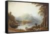 Lower Lake at Killarney from Muckross-George Fennel Robson-Framed Stretched Canvas