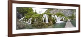 Lower Lakes Cascade in Lake Kaluderovac, Plitvice Lakes, Plitvicka Jezera, Croatia-Martin Zwick-Framed Photographic Print