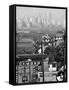 Lower Manhattan and Ferry Docks with Aid of a Telephoto Lens over the Rooftops in Staten Island-Andreas Feininger-Framed Stretched Canvas