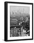 Lower Manhattan and Ferry Docks with Aid of a Telephoto Lens over the Rooftops in Staten Island-Andreas Feininger-Framed Premium Photographic Print