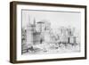 Lower Manhattan and the Battery from the Air - Skyline-null-Framed Art Print