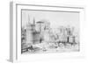 Lower Manhattan and the Battery from the Air - Skyline-null-Framed Art Print