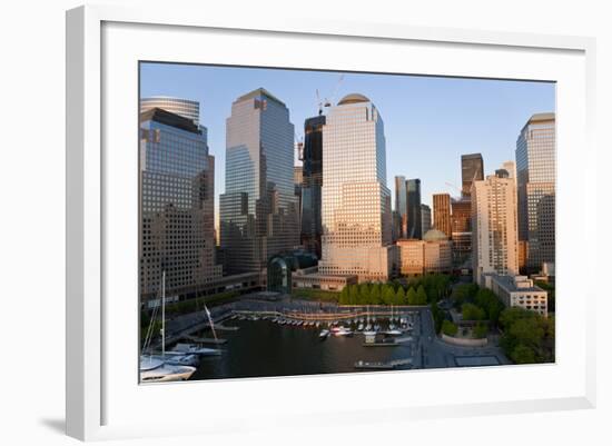 Lower Manhattan, Financial District, New York, USA-Peter Adams-Framed Photographic Print