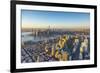 Lower Manhattan from Brooklyn, Manhattan, New York City, New York, USA-Jon Arnold-Framed Photographic Print