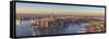 Lower Manhattan from Brooklyn, New York City, New York, USA-Jon Arnold-Framed Stretched Canvas