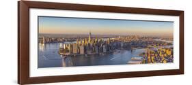 Lower Manhattan from Brooklyn, New York City, New York, USA-Jon Arnold-Framed Photographic Print