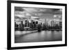 Lower Manhattan From the Manhattan Bridge Poster-null-Framed Photo