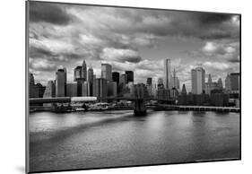 Lower Manhattan From the Manhattan Bridge-null-Mounted Poster