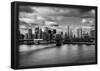 Lower Manhattan From the Manhattan Bridge-null-Framed Poster