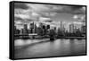 Lower Manhattan From the Manhattan Bridge-null-Framed Stretched Canvas