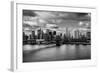 Lower Manhattan From the Manhattan Bridge-null-Framed Photo