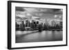 Lower Manhattan From the Manhattan Bridge-null-Framed Photo