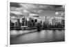 Lower Manhattan From the Manhattan Bridge-null-Framed Photo