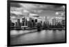 Lower Manhattan From the Manhattan Bridge-null-Framed Photo