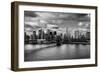 Lower Manhattan From the Manhattan Bridge-null-Framed Photo