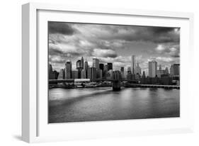 Lower Manhattan From the Manhattan Bridge-null-Framed Photo