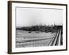 Lower Manhattan from the Top the Brooklyn Bridge-null-Framed Photographic Print