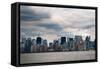 Lower Manhattan II-Erin Berzel-Framed Stretched Canvas