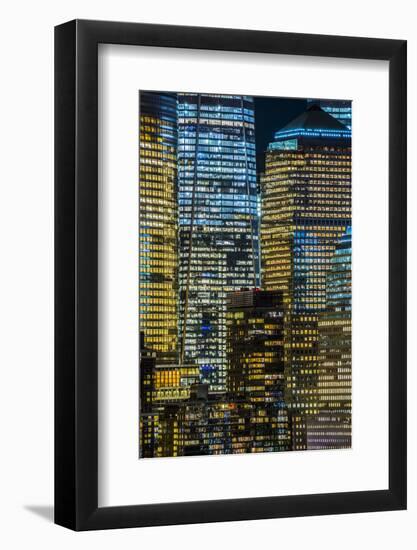 Lower Manhattan Including World Trade Center, Freedom Tower, Manhattan-Alan Copson-Framed Photographic Print