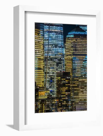 Lower Manhattan Including World Trade Center, Freedom Tower, Manhattan-Alan Copson-Framed Photographic Print