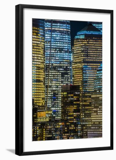 Lower Manhattan Including World Trade Center, Freedom Tower, Manhattan-Alan Copson-Framed Photographic Print