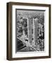 Lower Manhattan Showing the Twin Towers-null-Framed Photographic Print