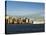 Lower Manhattan Skyline and Cruise Ship Across the Hudson River, New York City, New York, USA-Amanda Hall-Stretched Canvas