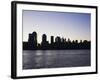 Lower Manhattan Skyline at Dawn, Manhattan, New York City, New York, USA-Amanda Hall-Framed Photographic Print