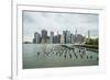 Lower Manhattan Skyline, New York City-Fraser Hall-Framed Photographic Print