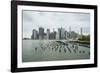 Lower Manhattan Skyline, New York City-Fraser Hall-Framed Photographic Print