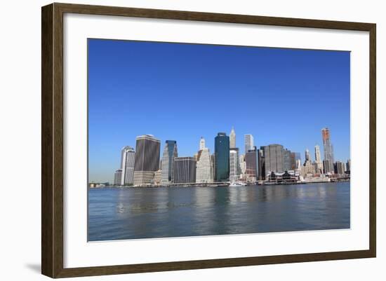 Lower Manhattan Skyline, New York City-Zigi-Framed Photographic Print