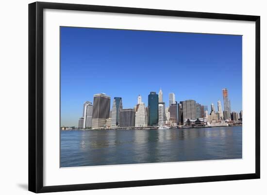Lower Manhattan Skyline, New York City-Zigi-Framed Photographic Print