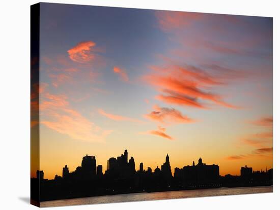 Lower Manhattan Skyline-Dale MacMillan-Stretched Canvas