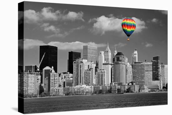 Lower Manhattan Skyline-Gary718-Stretched Canvas