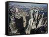 Lower Manhattan-David Jay Zimmerman-Framed Stretched Canvas